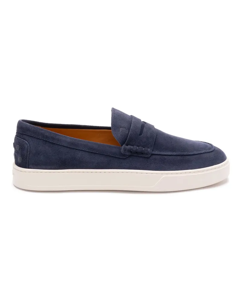 TOD'S Suede Loafers Blue