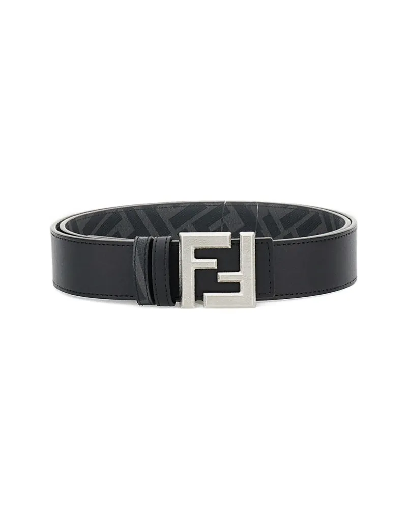 Fendi Logo-buckle Belt Black