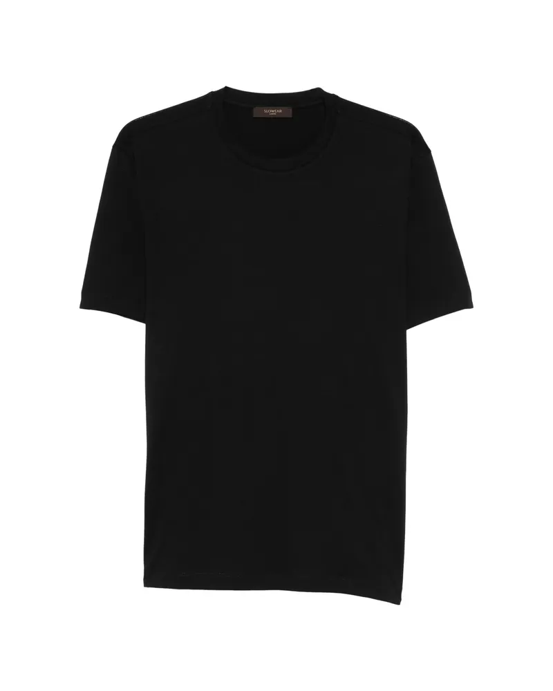 Zanone Short-sleeve T-shirt Black