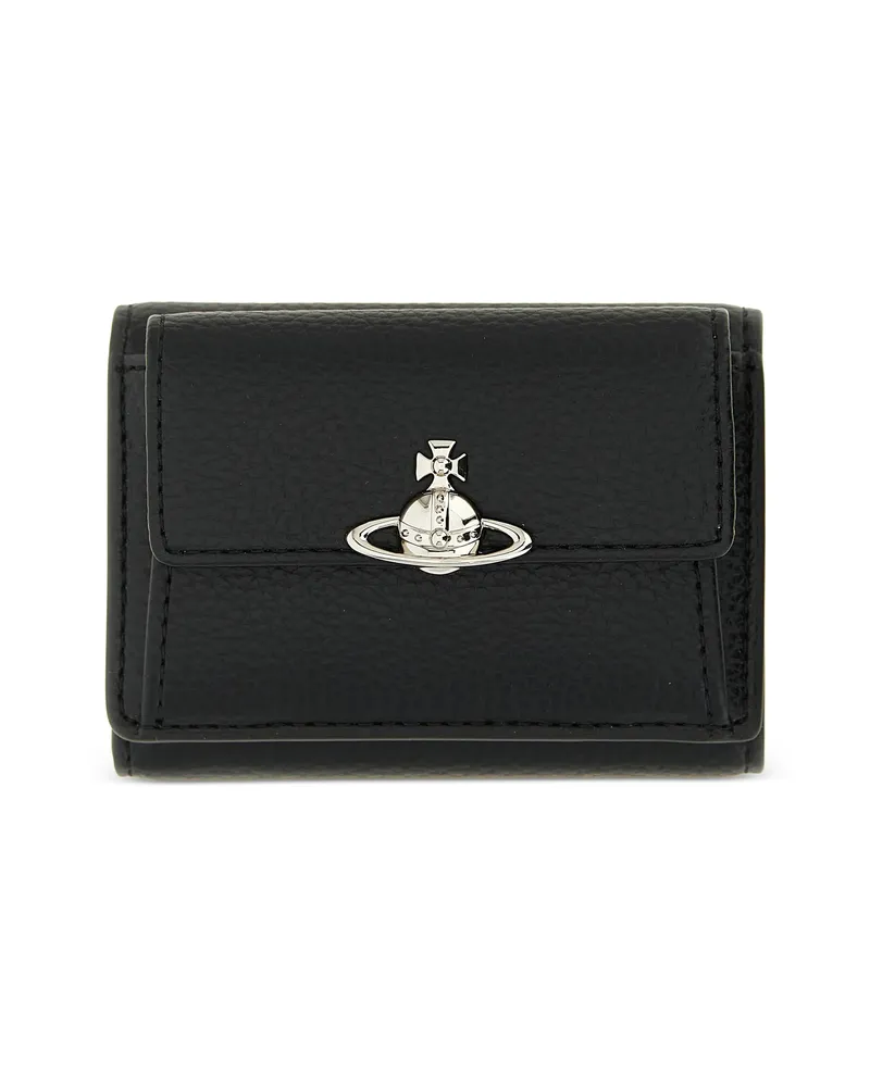Vivienne Westwood Small Orb Logo Wallet Black