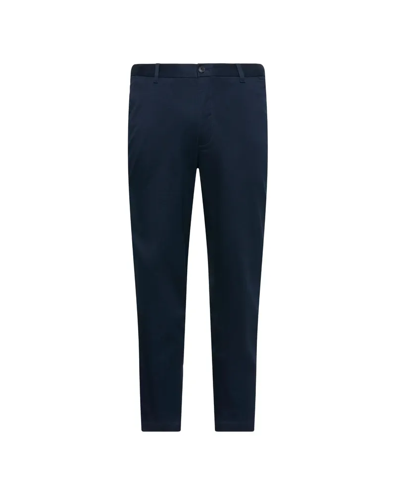 Calvin Klein Straight-leg Chino Trousers Blue
