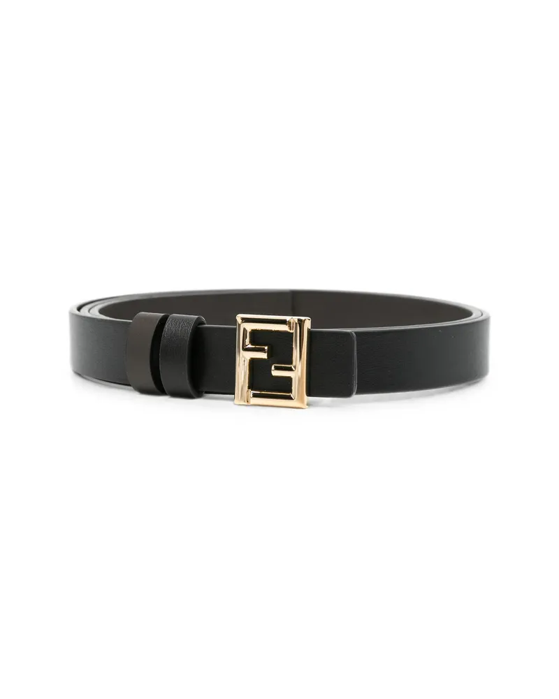 Fendi FF Logo-buckle Belt Black