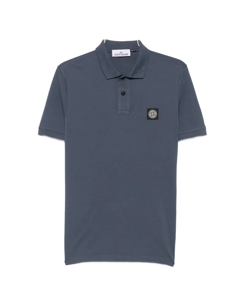 Stone Island Polo Shirts Blue