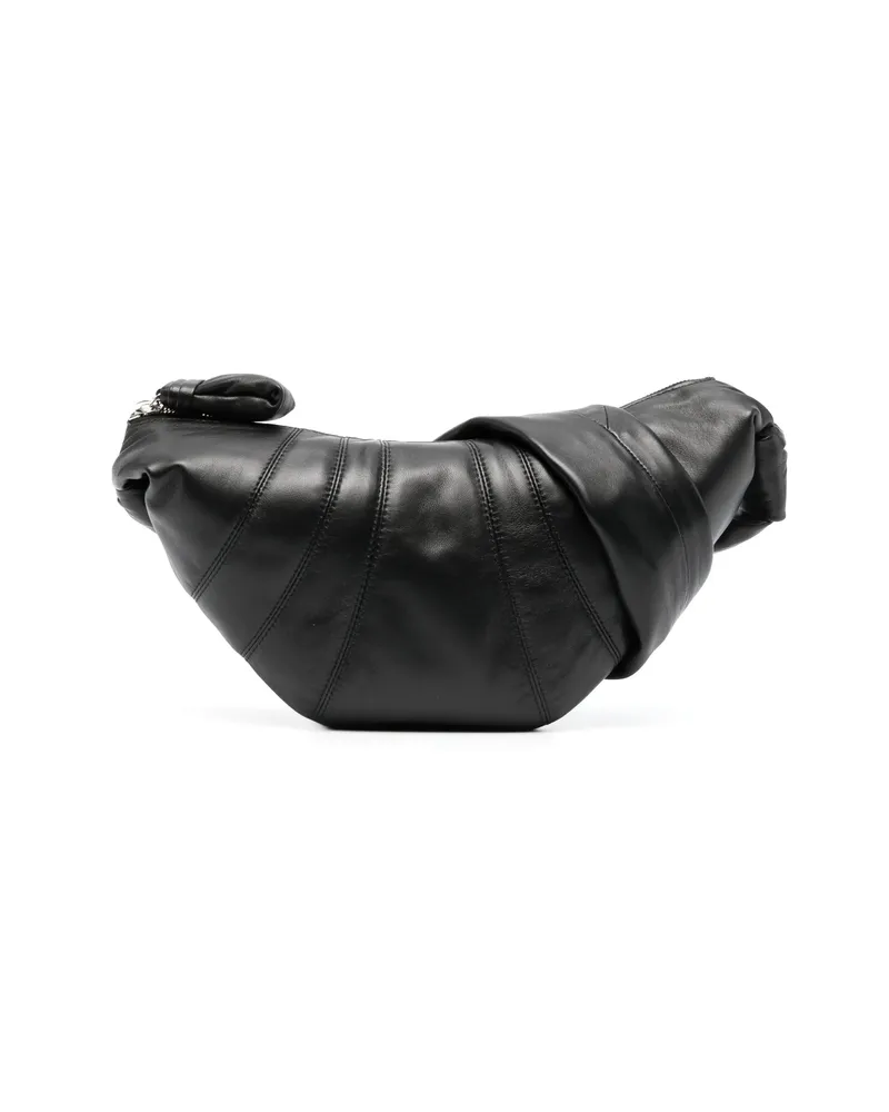 Christophe Lemaire Croissant Nappa Leather Belt Bag Black
