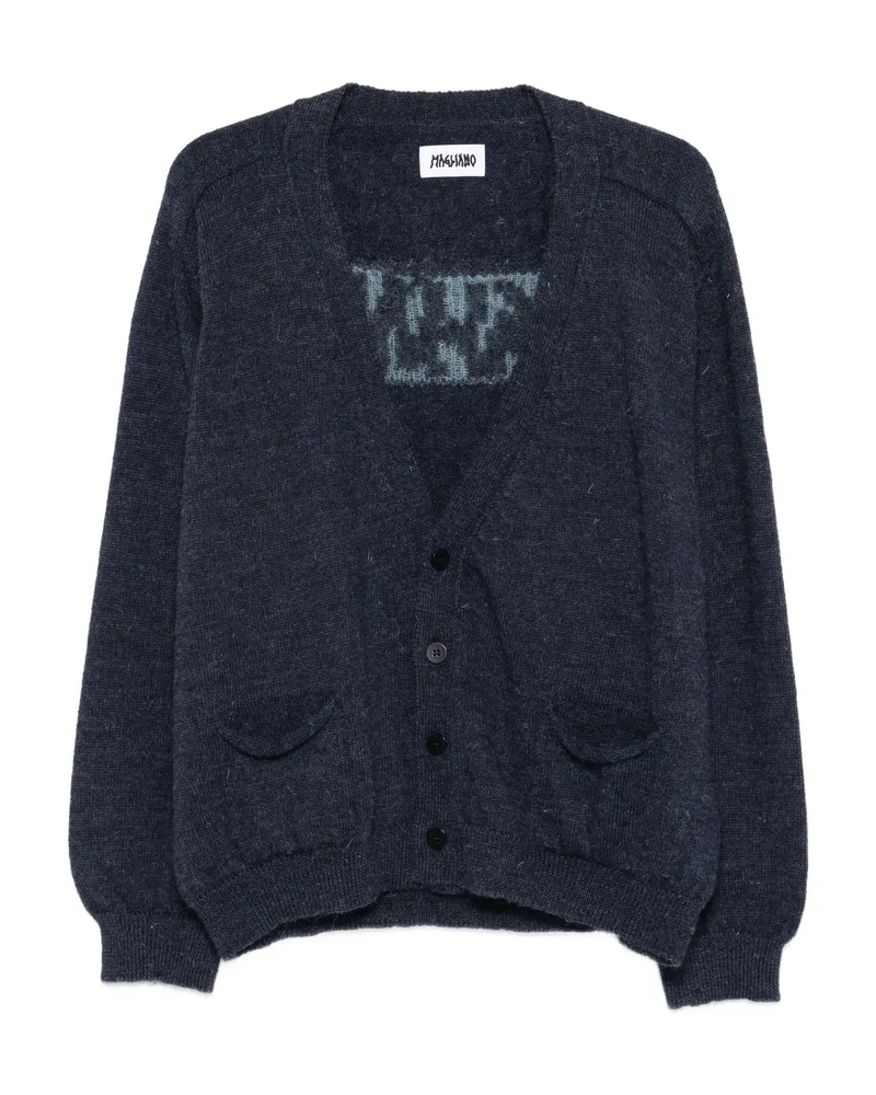 Magliano Grampa Buttoned-up Cardigan Blue