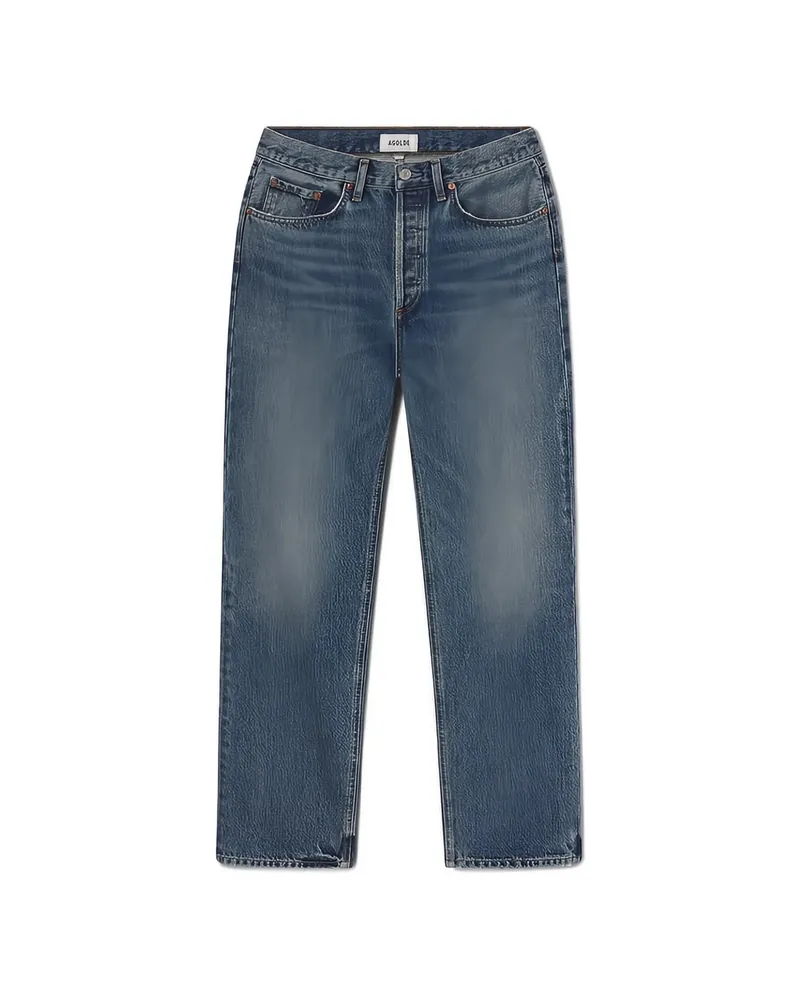 AGOLDE Lana Straight-leg Jeans Blue