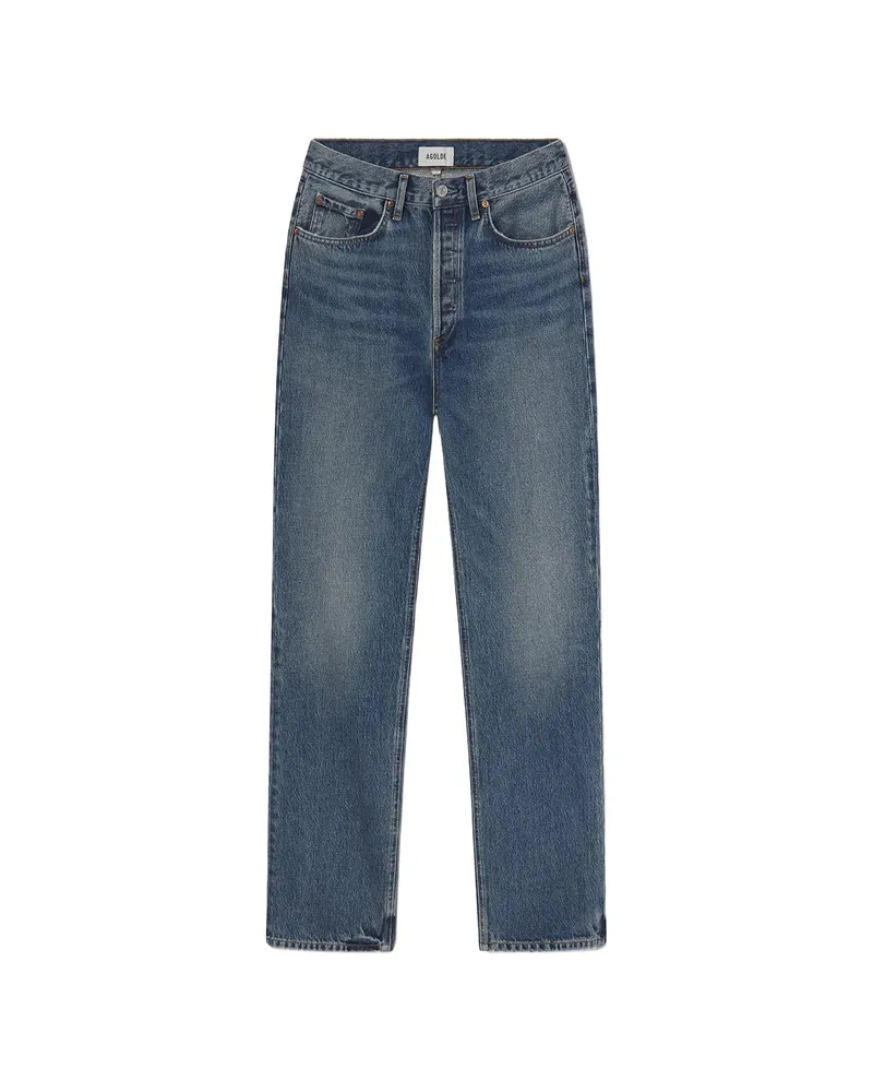 AGOLDE Lana Straight-leg Jeans Blue