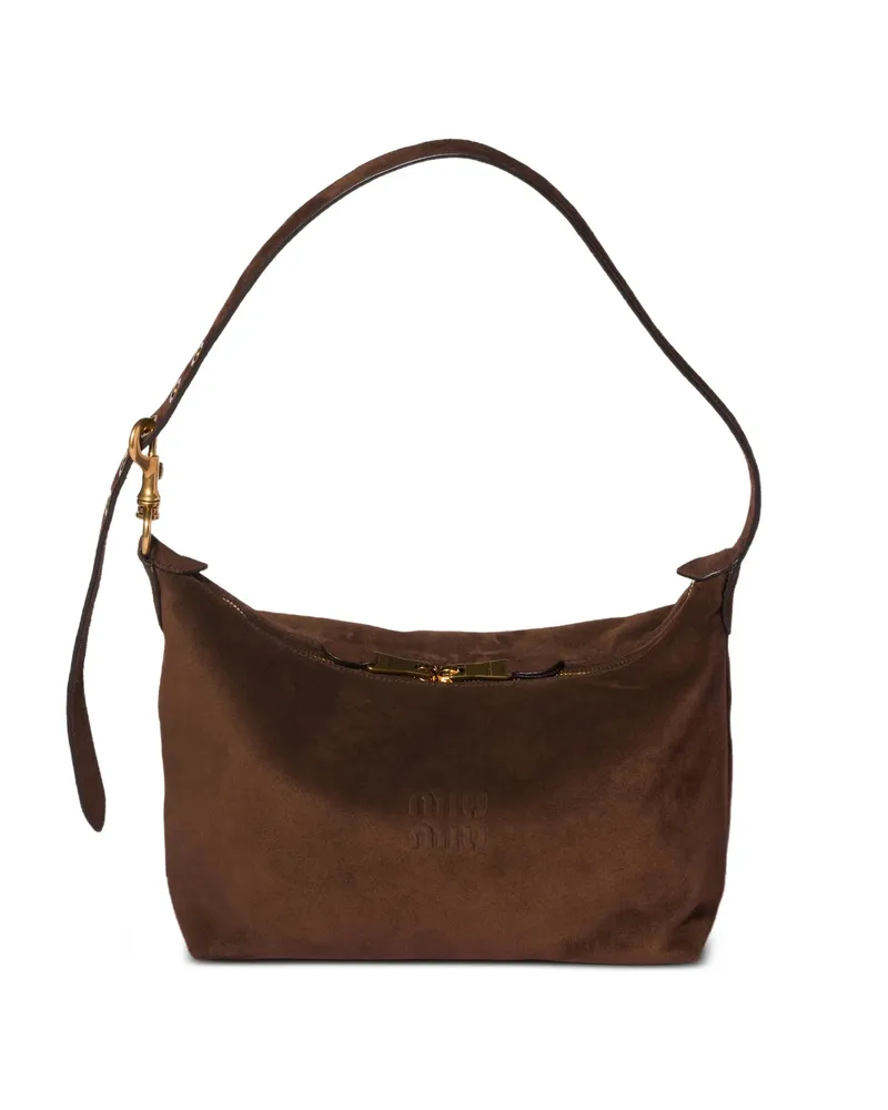 Miu Miu Suede Bag Brown