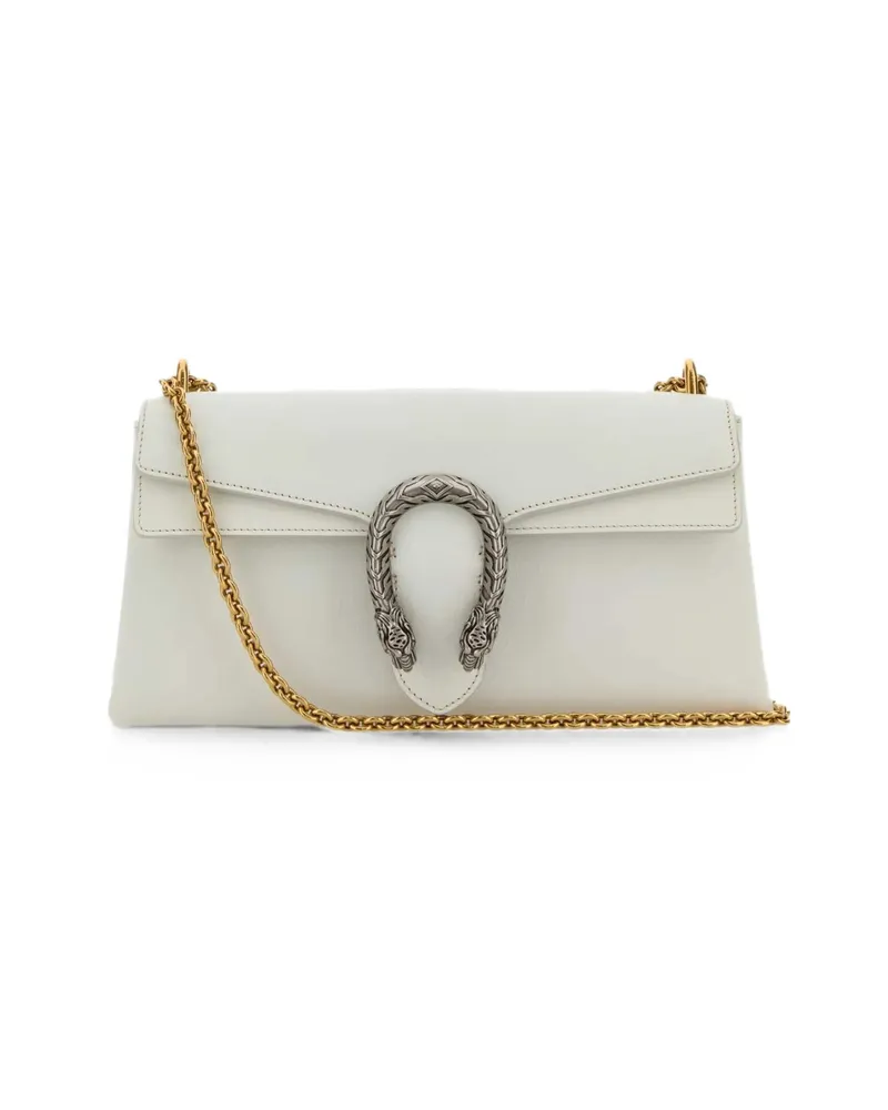 Gucci Medium Dionysus Leather Shoulder Bag White
