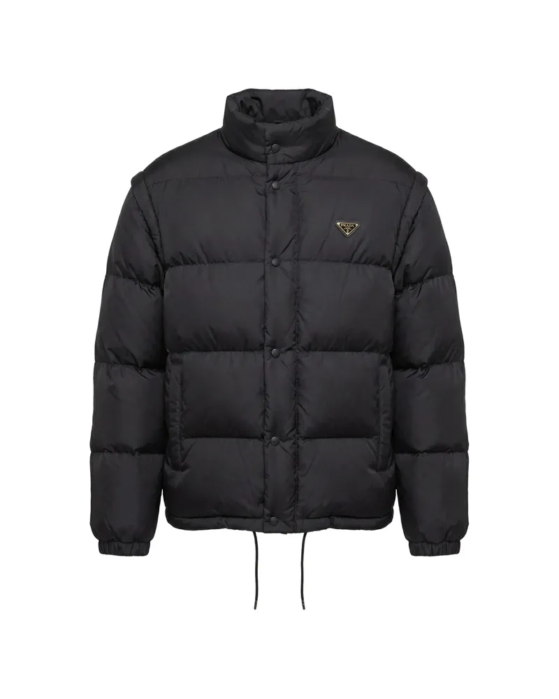 Prada Re-Nylon Down Jacket Black