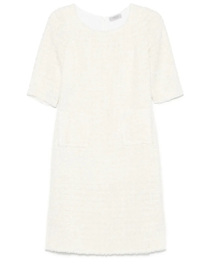 Charlott Bouclé Minidress White