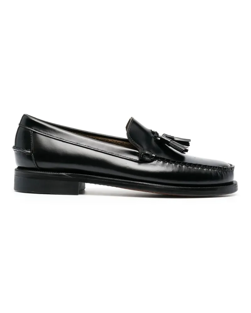 Sebago Tassel-detail Leather Loafers Black