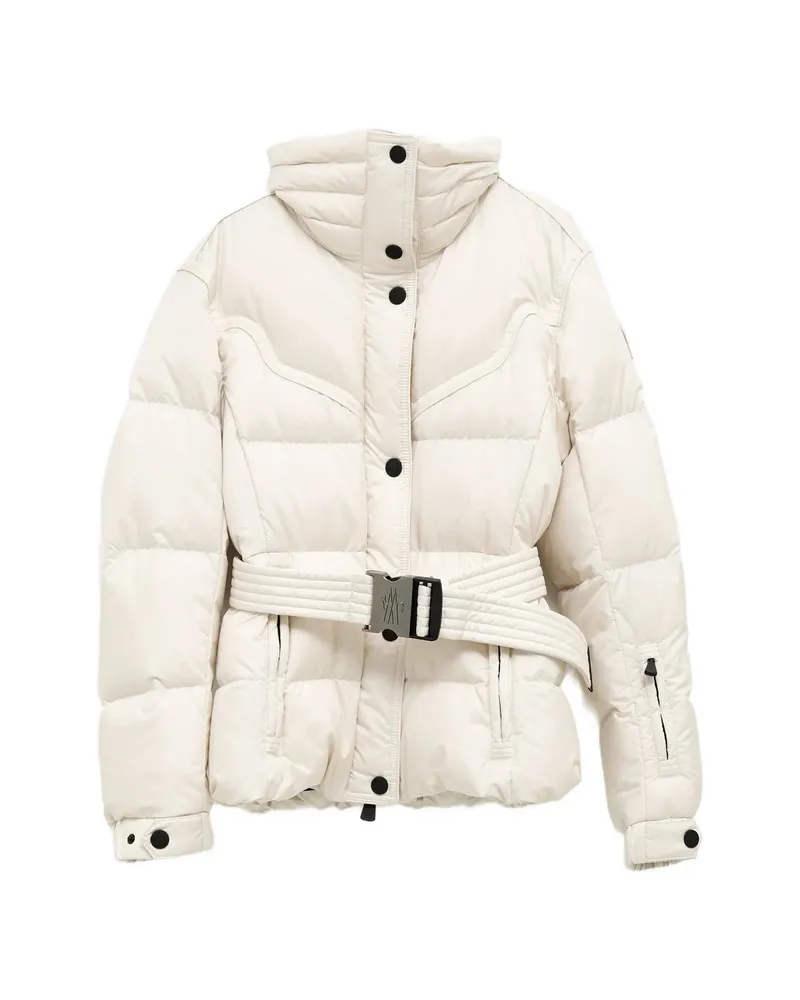 Moncler Karshi Belted Ski Jacket White