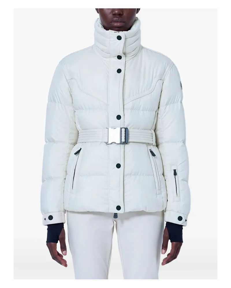 Moncler Karshi Belted Ski Jacket White