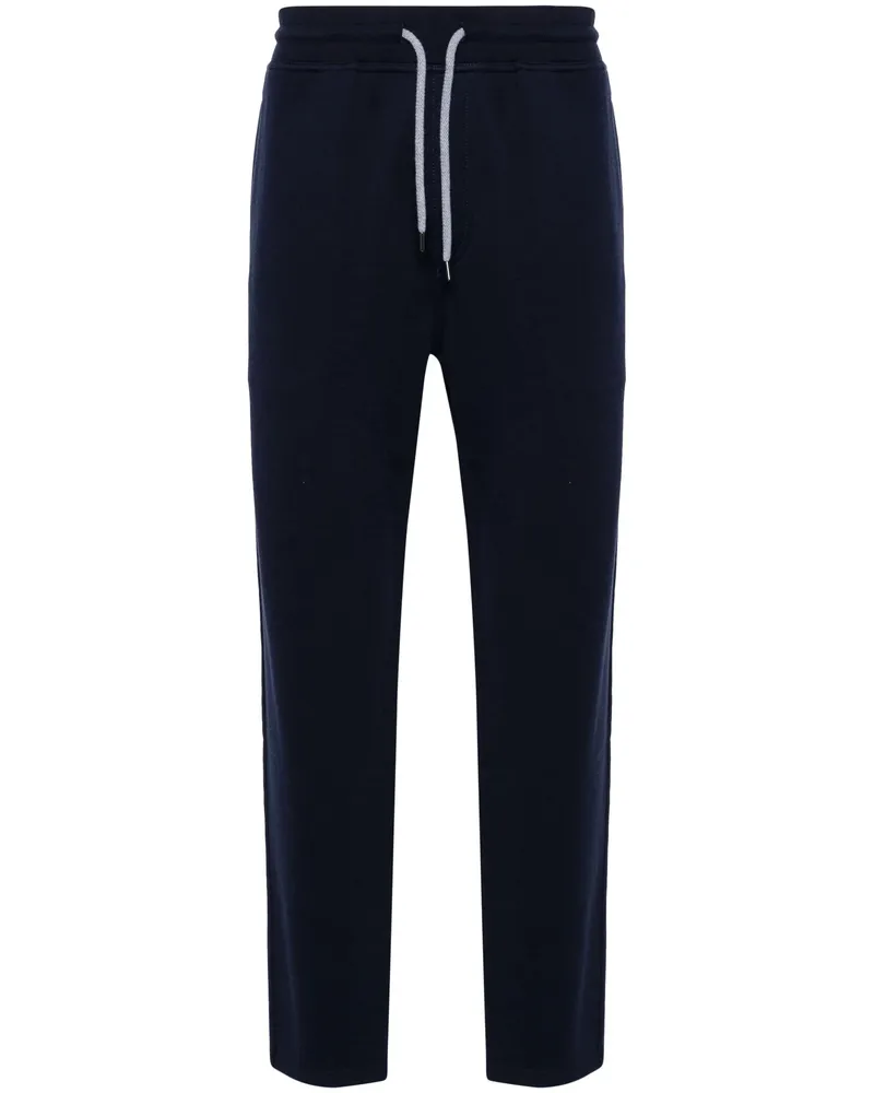 Brunello Cucinelli Drawstring Track Pants Blue