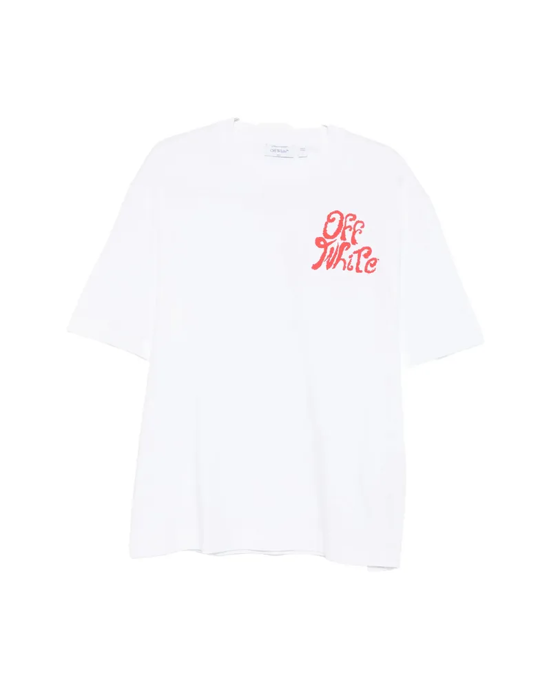 OFF-WHITE Short-sleeve T-shirt White