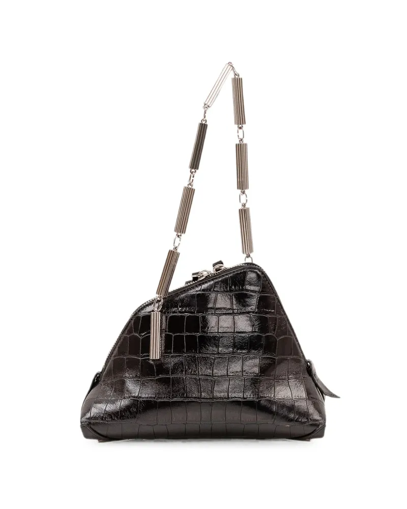 ATTICO La Scala Clutch Bag Black