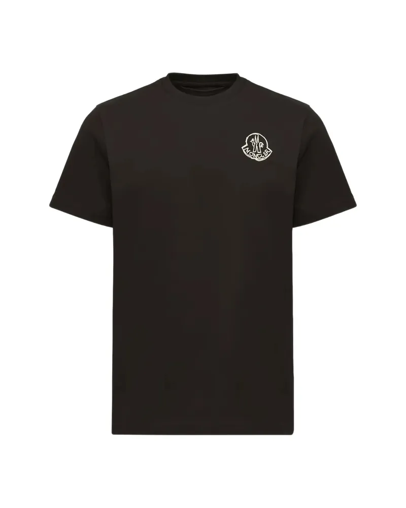 Moncler Logo-patch T-shirt Black