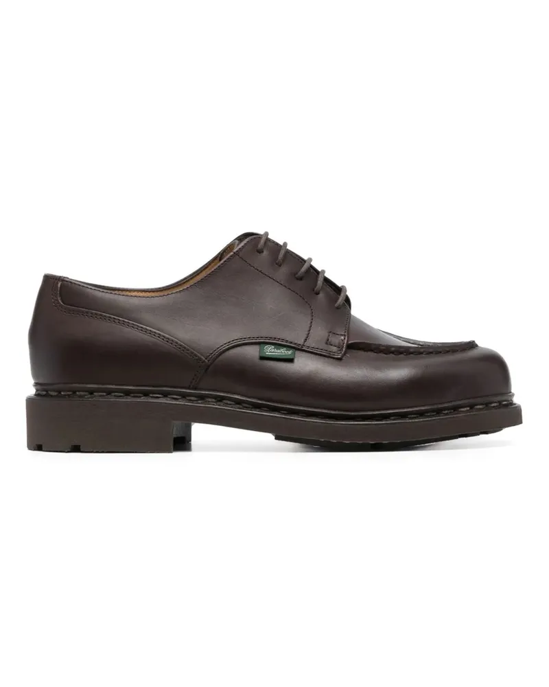 Paraboot Chambord Leather Derby Shoes Brown