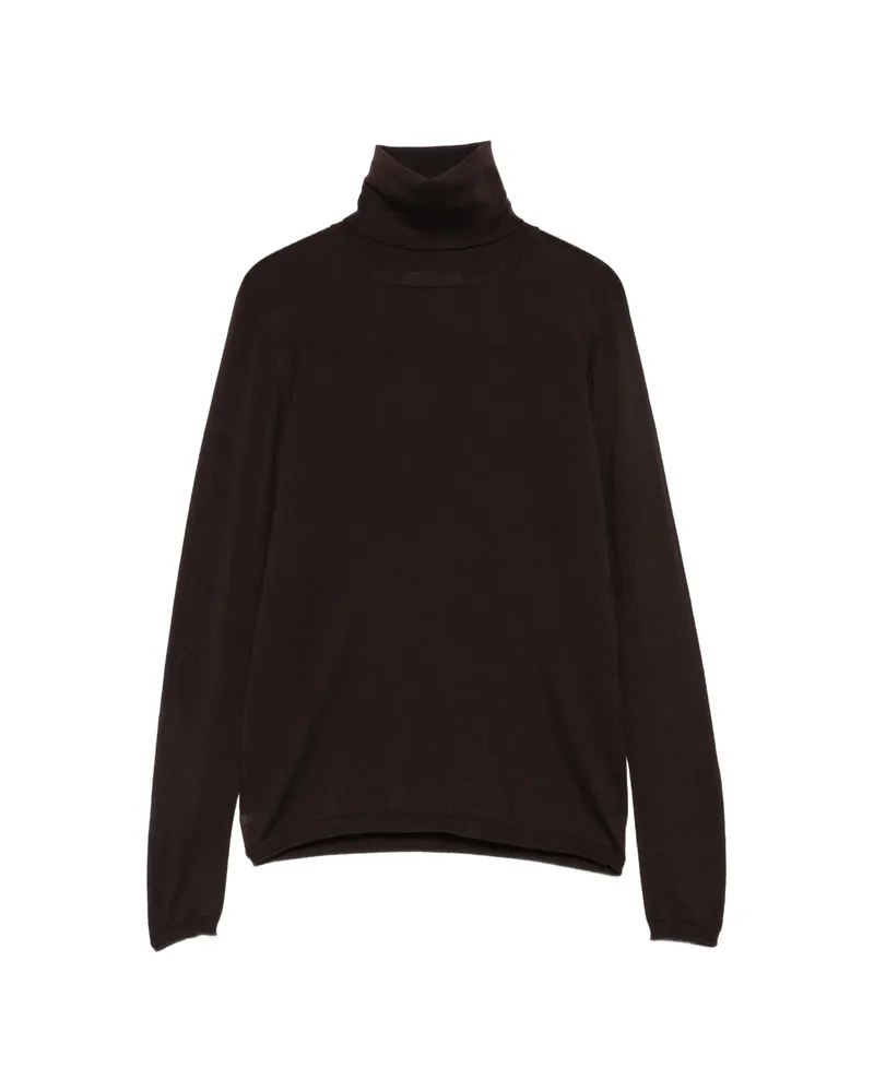 Max Mara Roll-neck Sweater Brown