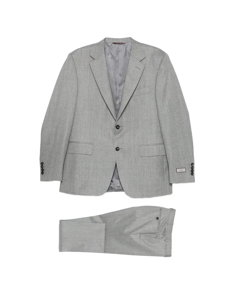 Canali Pinstripe Single-breasted Suit Grey