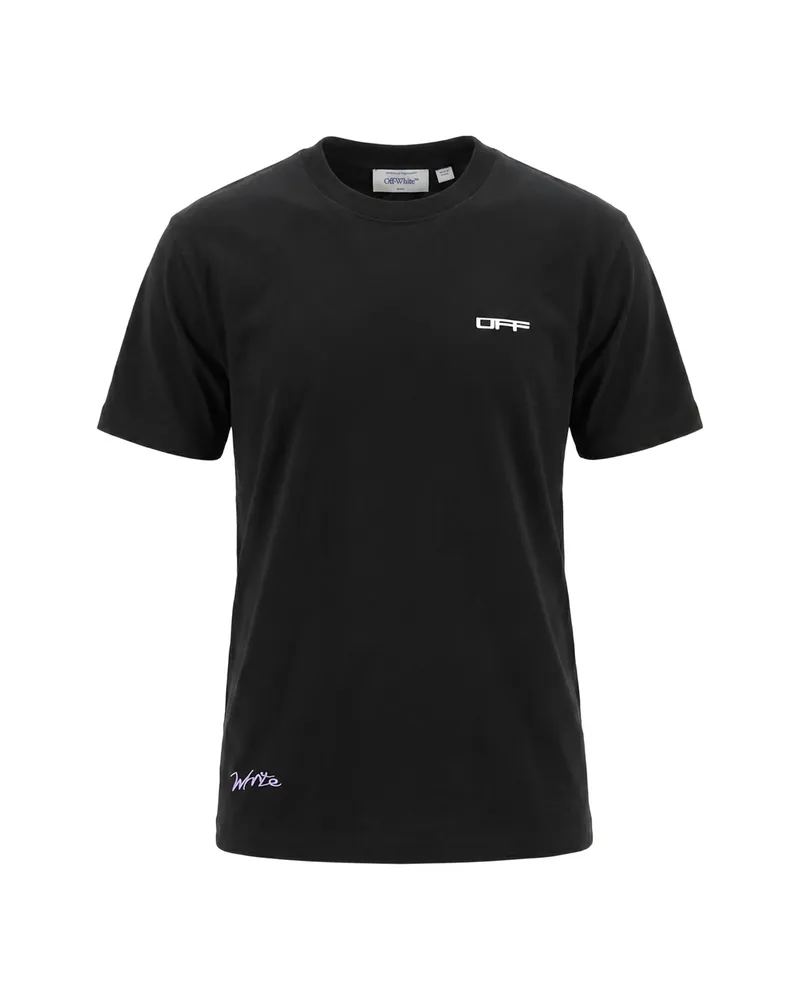 OFF-WHITE Off-white Archigeography Arrow Skate Printed T-shirt Black