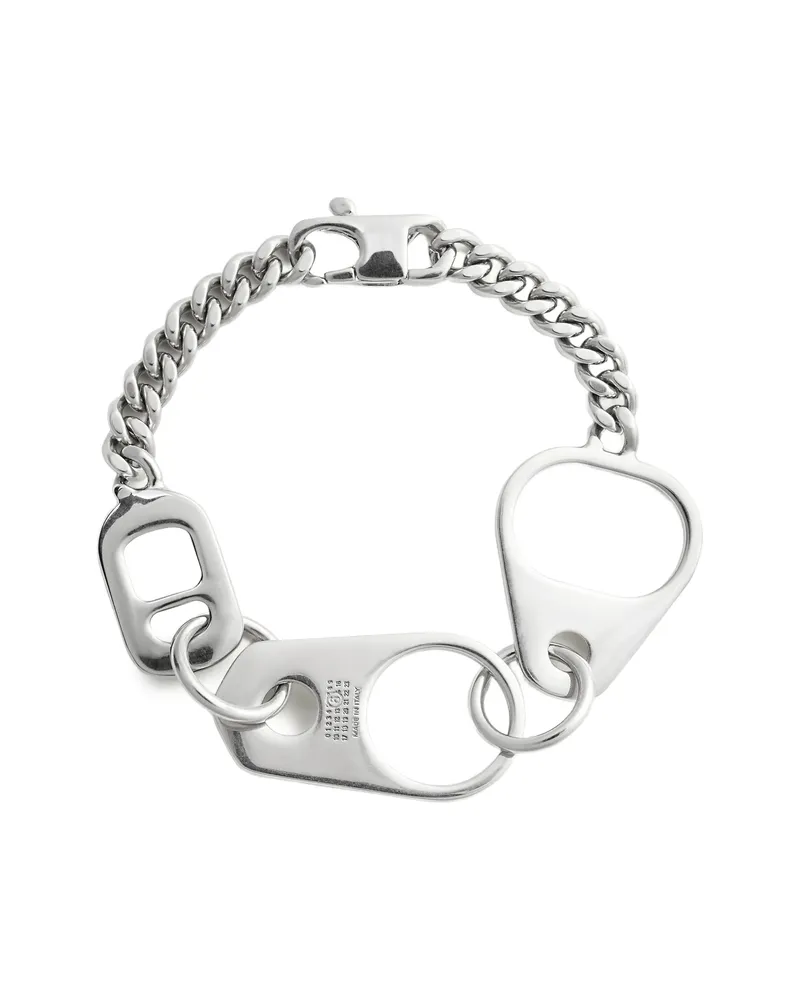 Maison Margiela Bottle Cap Chain Bracelet Silver