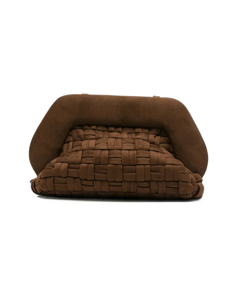 THEMOIRÈ Bios Clutch Bag Brown
