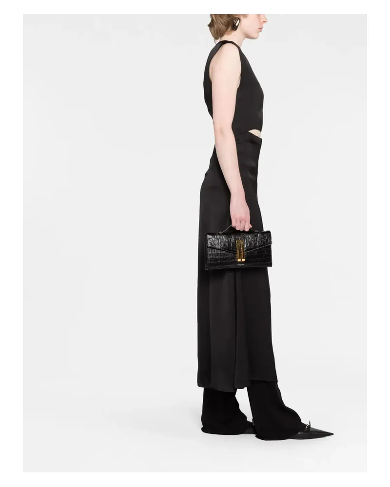 DeMELLIER The Vancouver Leather Clutch Black