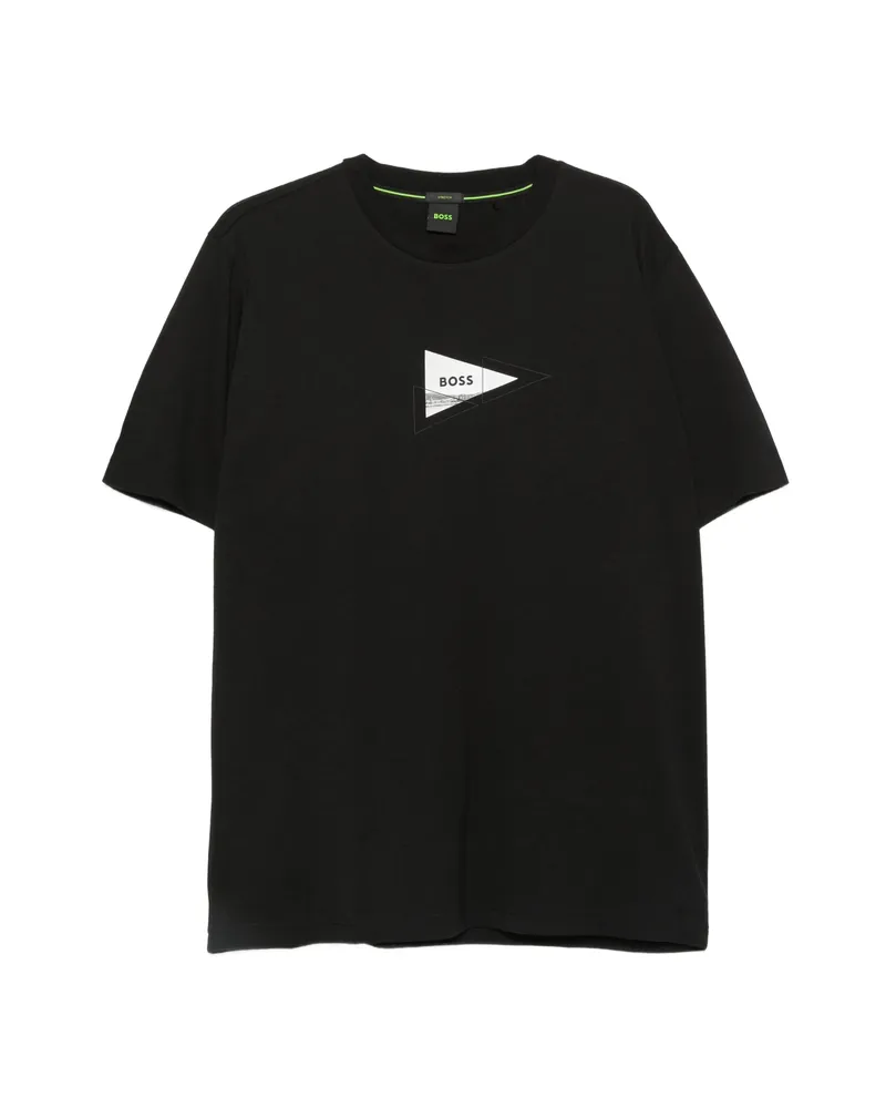 HUGO BOSS Logo-print T-shirt Black