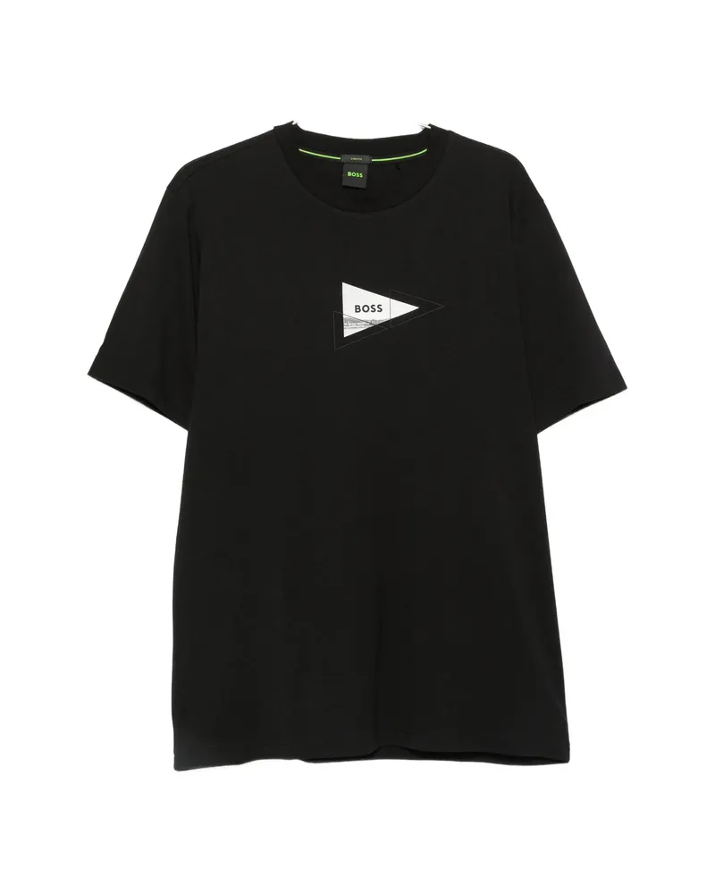 HUGO BOSS Logo-print T-shirt Black