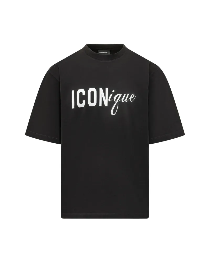 Dsquared2 Loose Fit T-shirt Black