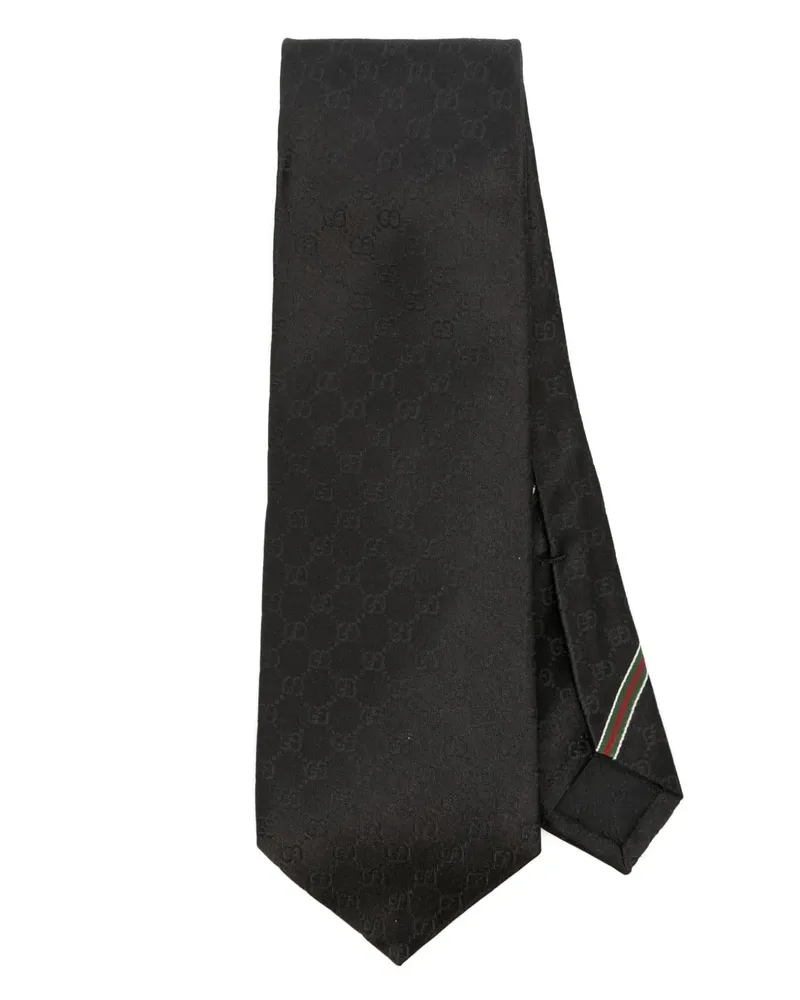 Gucci GG Supreme Silk Tie Black