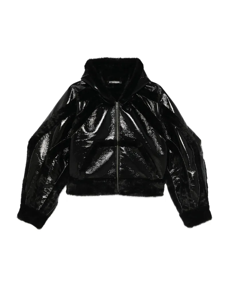 OTTOLINGER Hooded Cropped Jacket Black