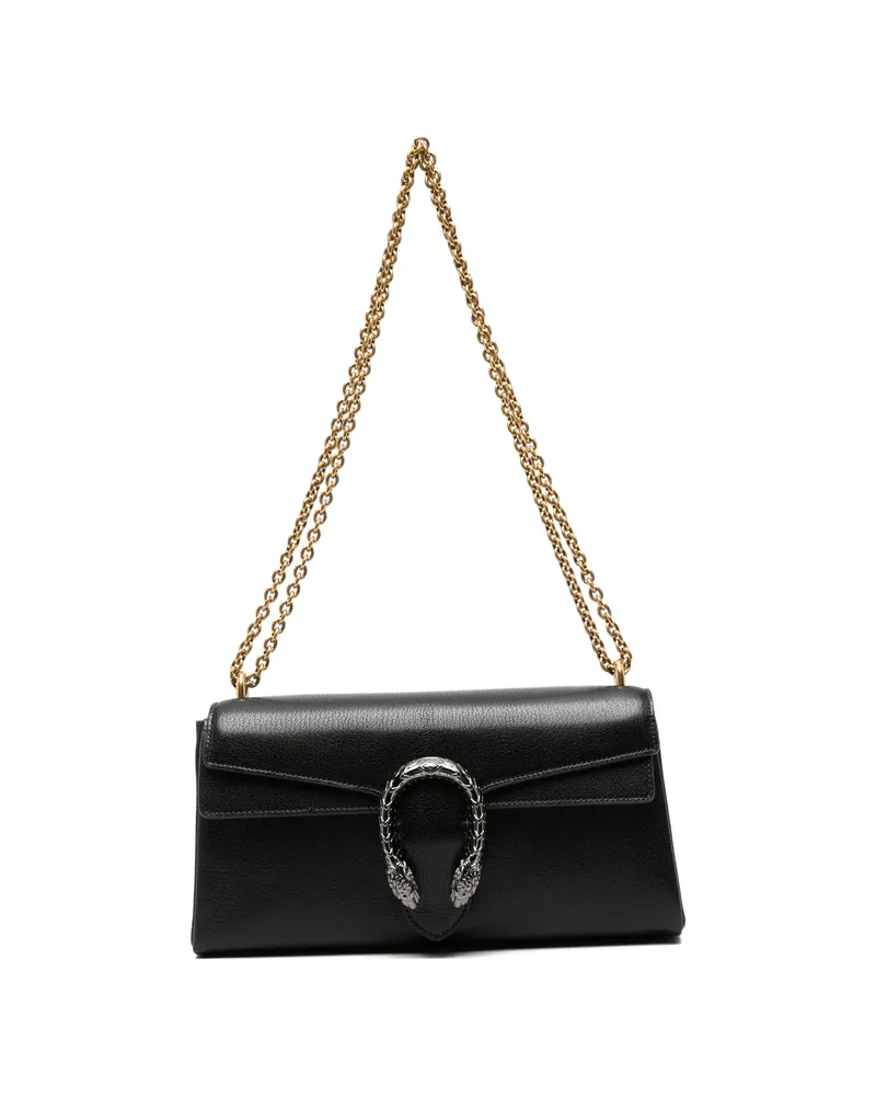 Gucci Dionysus Leather Shoulder Bag Black
