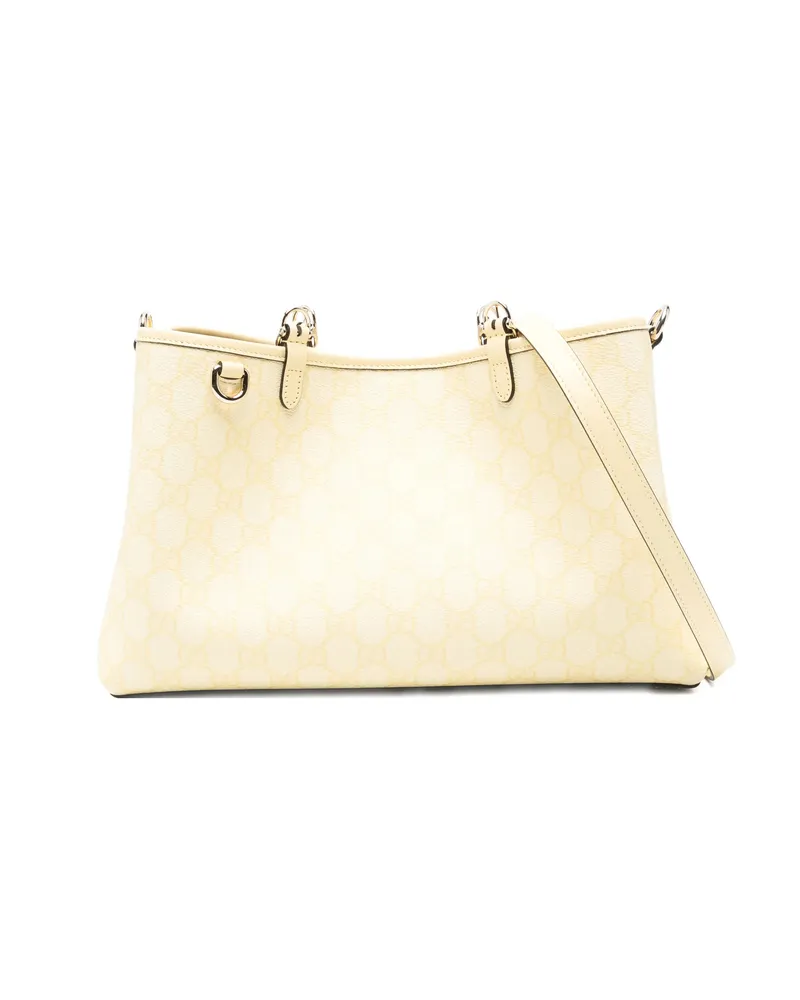Gucci Monogram-pattern Tote Bag Yellow