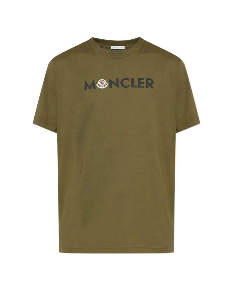 Moncler Logo-print T-shirt Green