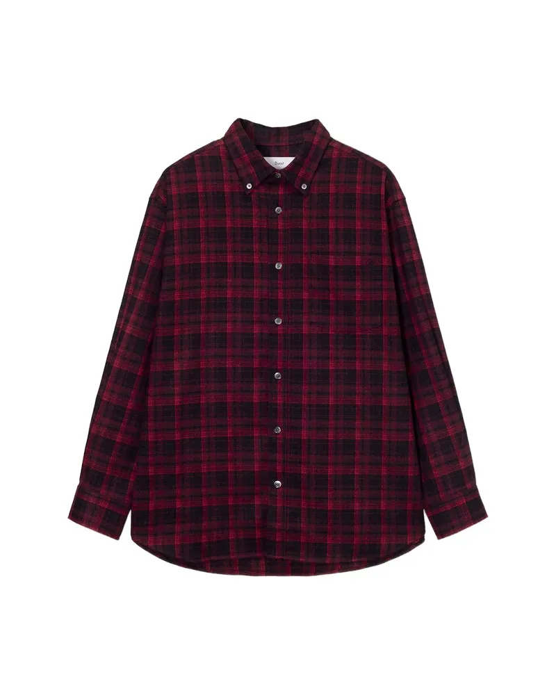 Dunst Check-pattern Shirt Red