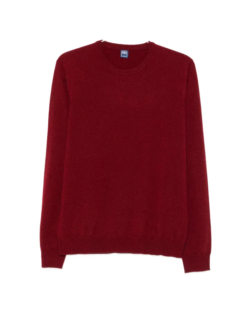 Fedeli Crew-neck Sweater Red