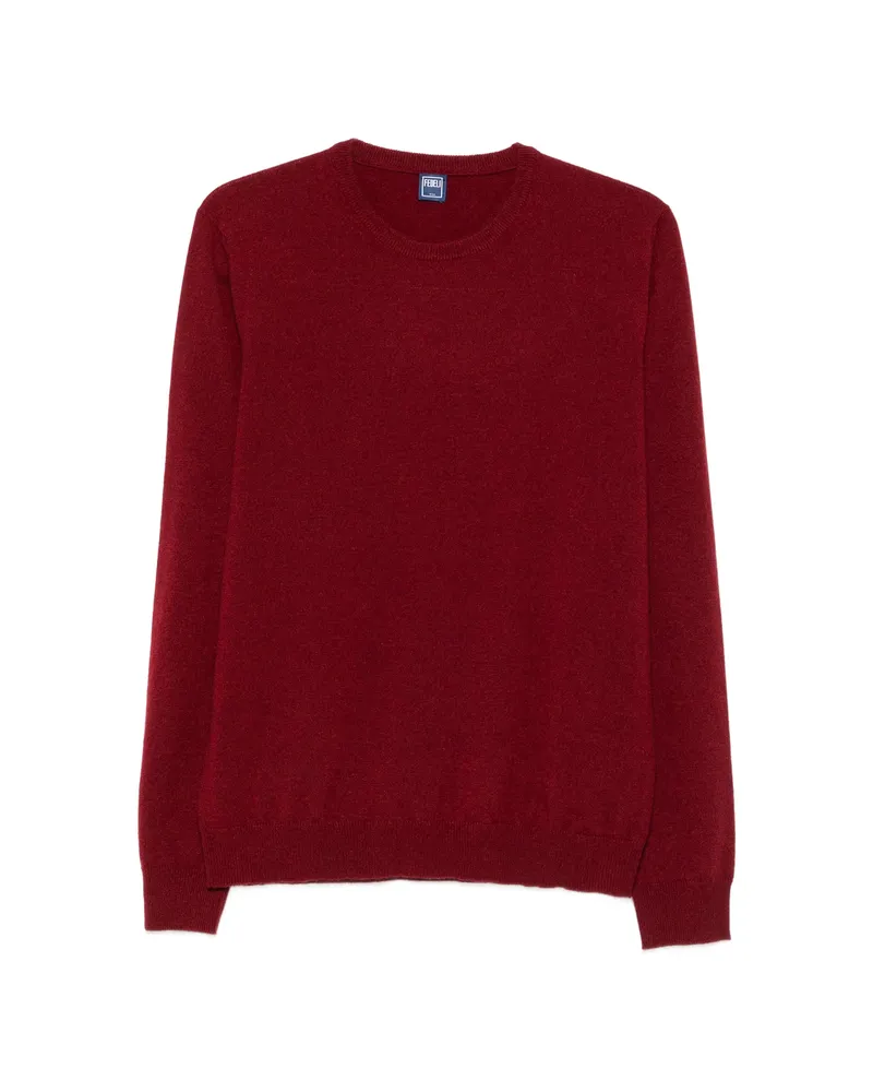 Fedeli Crew-neck Sweater Red