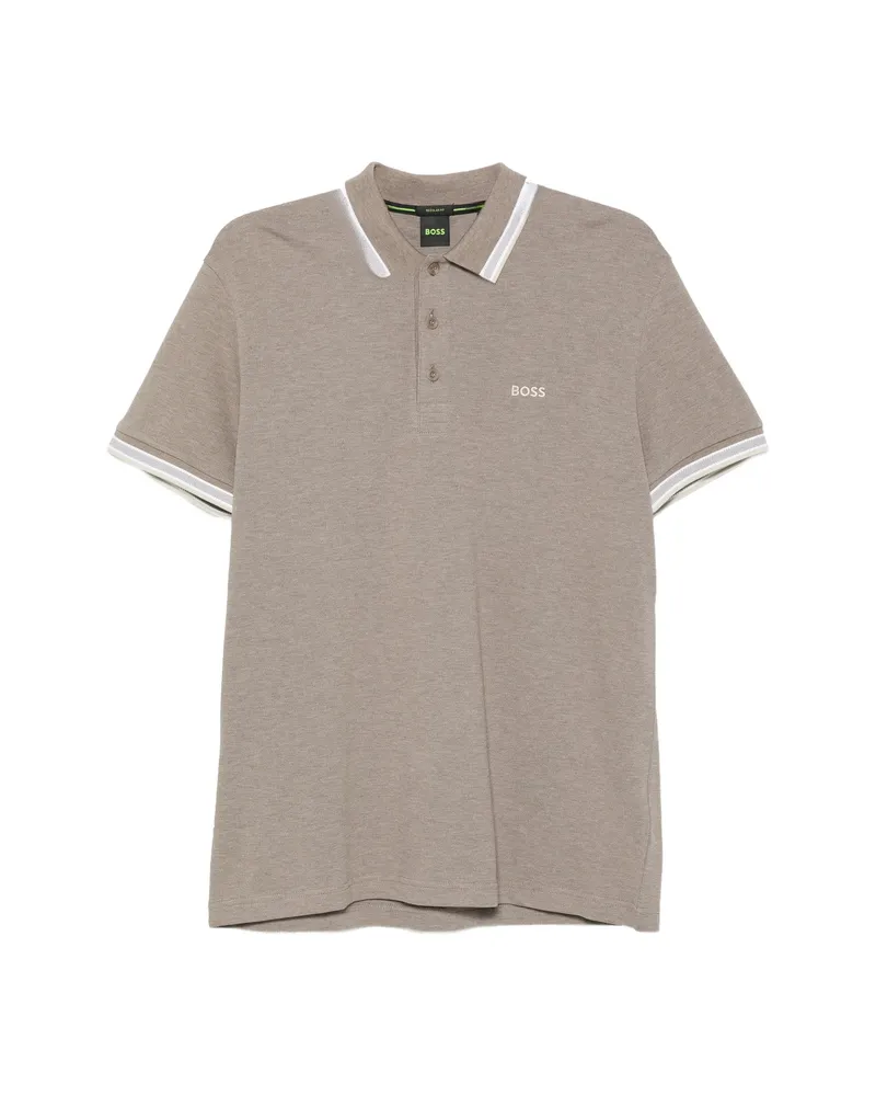 HUGO BOSS Polo Shirts Neutrals