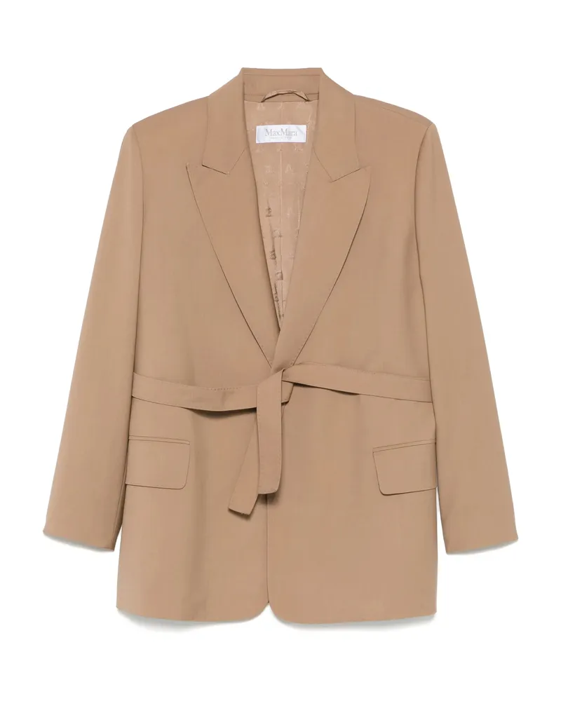 Max Mara Single-breasted Blazer Neutrals
