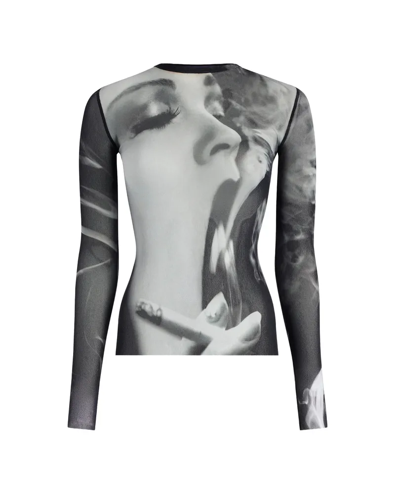 Jean Paul Gaultier Smoking Women Top Black