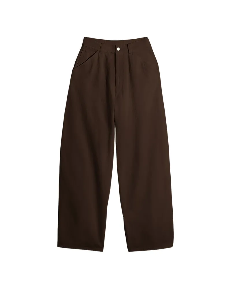Christophe Lemaire Wide-leg Trousers Brown