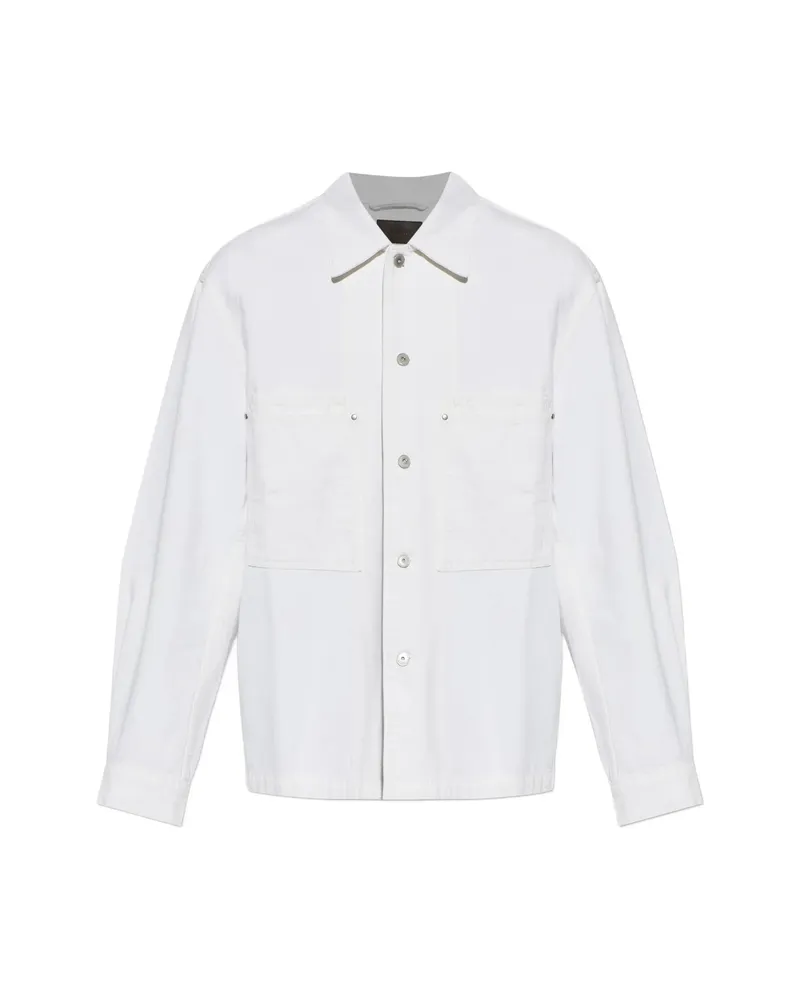 Christophe Lemaire Button-up Jacket White
