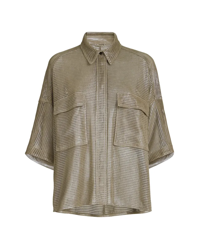 Brunello Cucinelli Short-sleeves Shirt Green