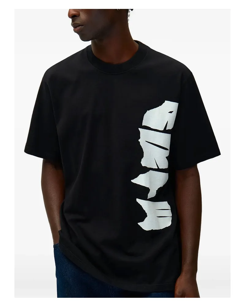 Arte Antwerp Logo-print T-shirt Black