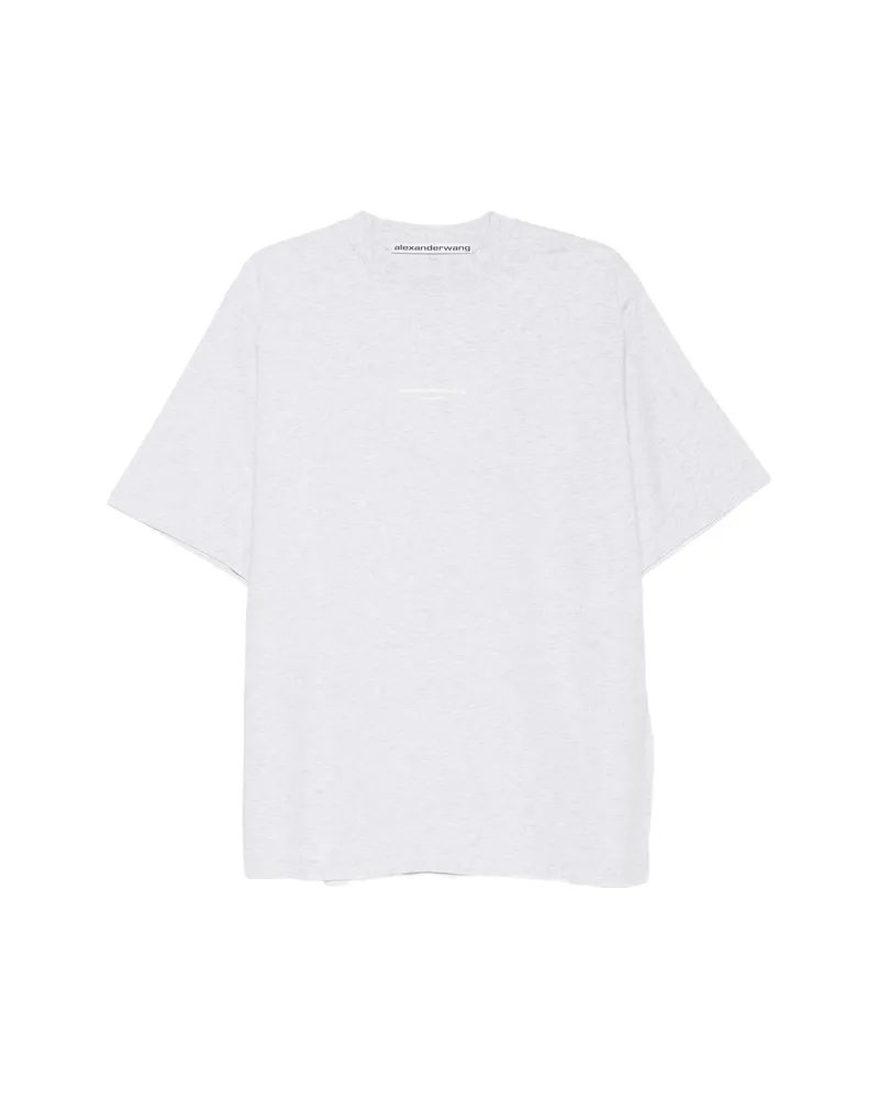 Alexander Wang Logo-print Oversized T-shirt Grey