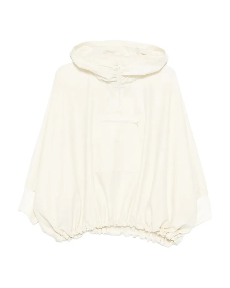 Aya Muse Pocket-detail Hoodie Neutrals