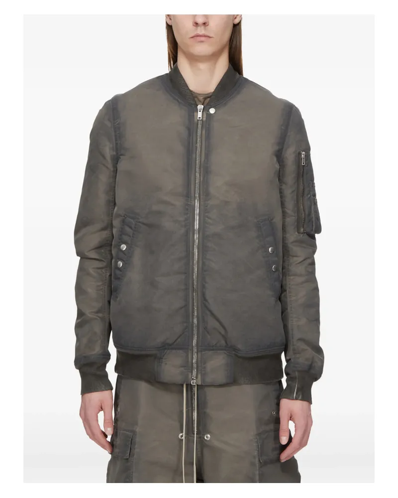 DRKSHDW by Rick Owens Flight Bomber Jacket Grey